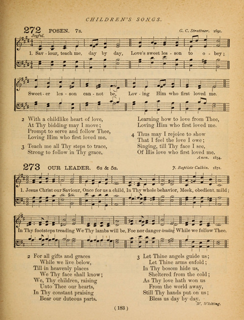Songs of Praise and Prayer: for the Sunday-school and social meeting page 185