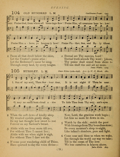 Songs of Praise and Prayer: for the Sunday-school and social meeting page 72