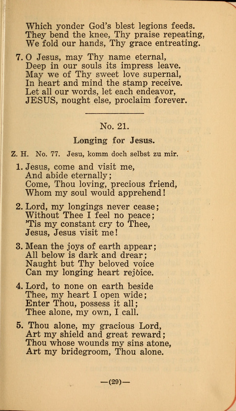 Songs of Prayer and Praise: a Collection of Sacred Songs Translated from the German page 23