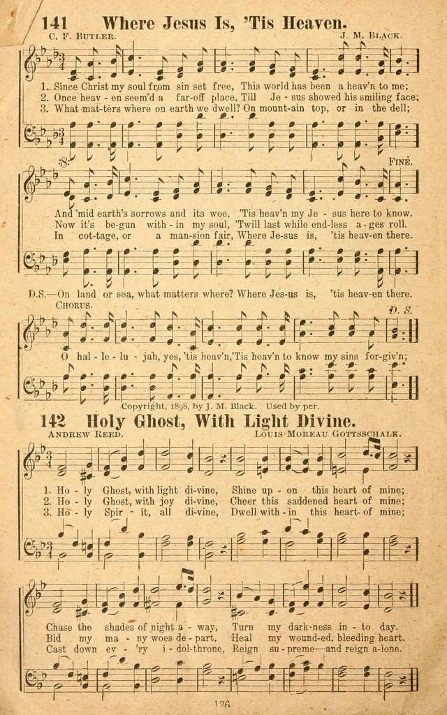 Songs of Praise and Salvation page 127