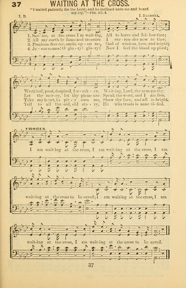 Songs of Refreshing: adapted for use in revival meetings, camp meetings, and the social services of the church. page 37