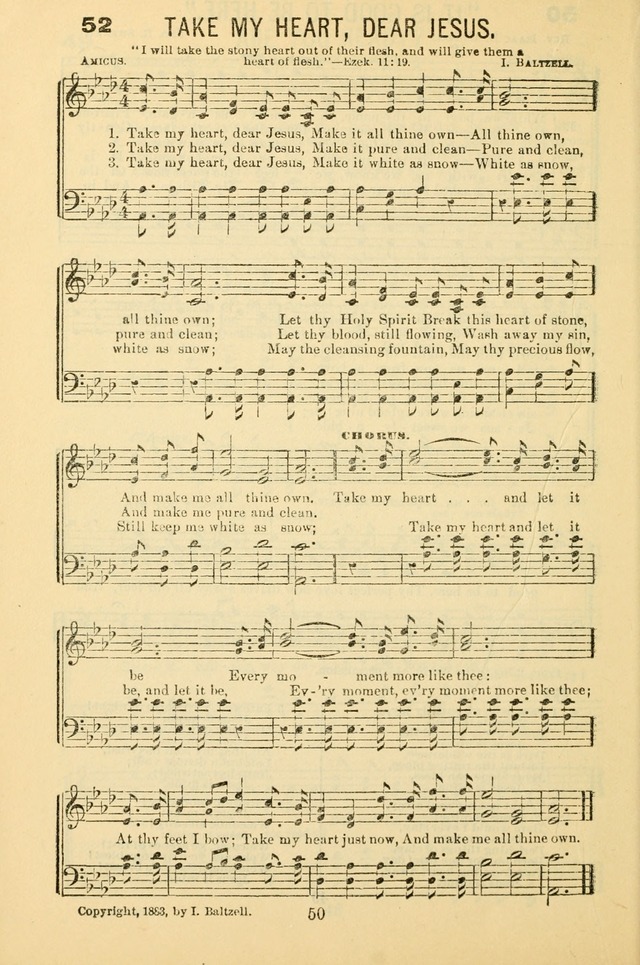 Songs of Refreshing: adapted for use in revival meetings, camp meetings, and the social services of the church. page 50