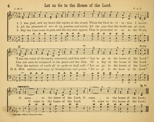 Songs of Rejoicing: a collection of new songs for the Sunday-school page 4