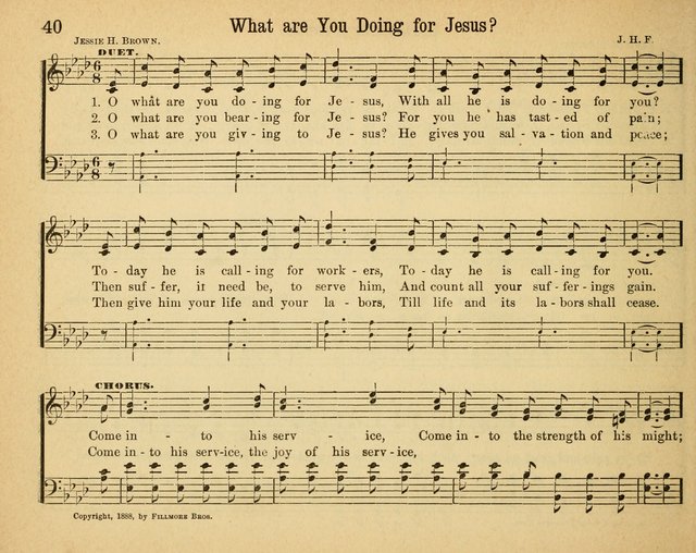 Songs of Rejoicing: a collection of new songs for the Sunday-school page 40