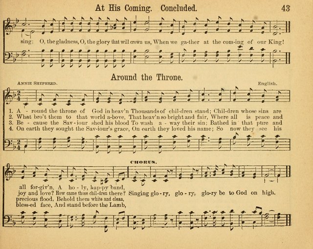 Songs of Rejoicing: a collection of new songs for the Sunday-school page 43