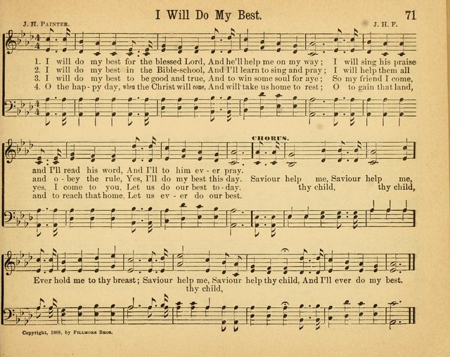 Songs of Rejoicing: a collection of new songs for the Sunday-school page 71