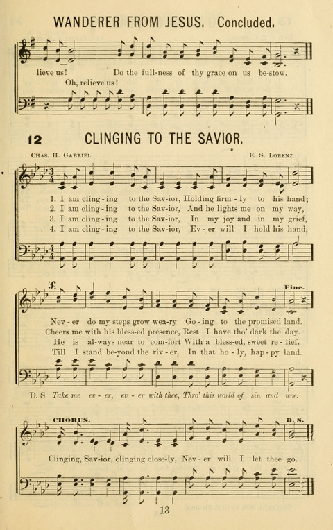 Songs of Refreshing No. 2: Adapted for use in revival meetings, camp meetings, and social service of the church page 11