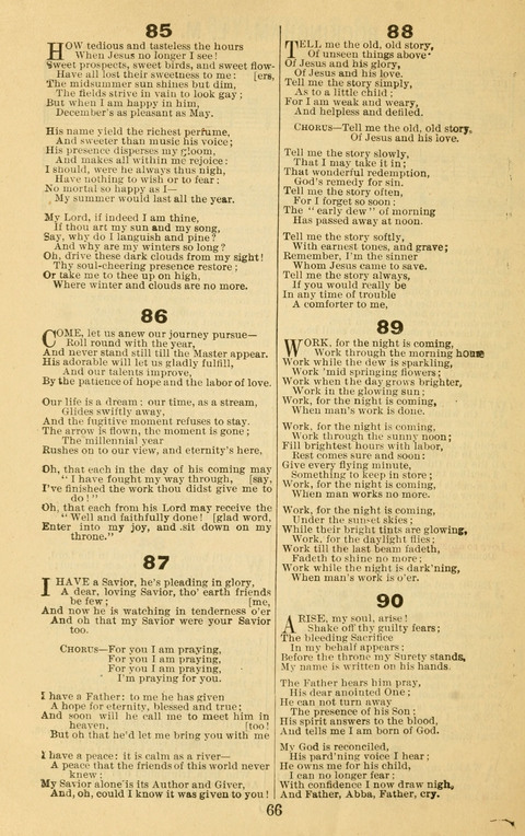 Songs of Refreshing No. 2: Adapted for use in revival meetings, camp meetings, and social service of the church page 64