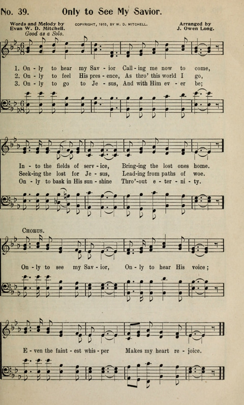 Songs of Redeeming Love: for the Church, Sunday School and other Services of the Sanctuary page 40