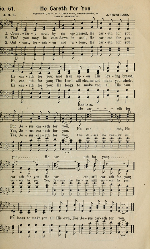 Songs of Redeeming Love: for the Church, Sunday School and other Services of the Sanctuary page 62