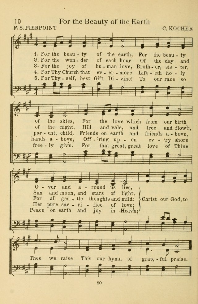 Songs of Service: for use in assemblies of young people and older boys and girls page 12