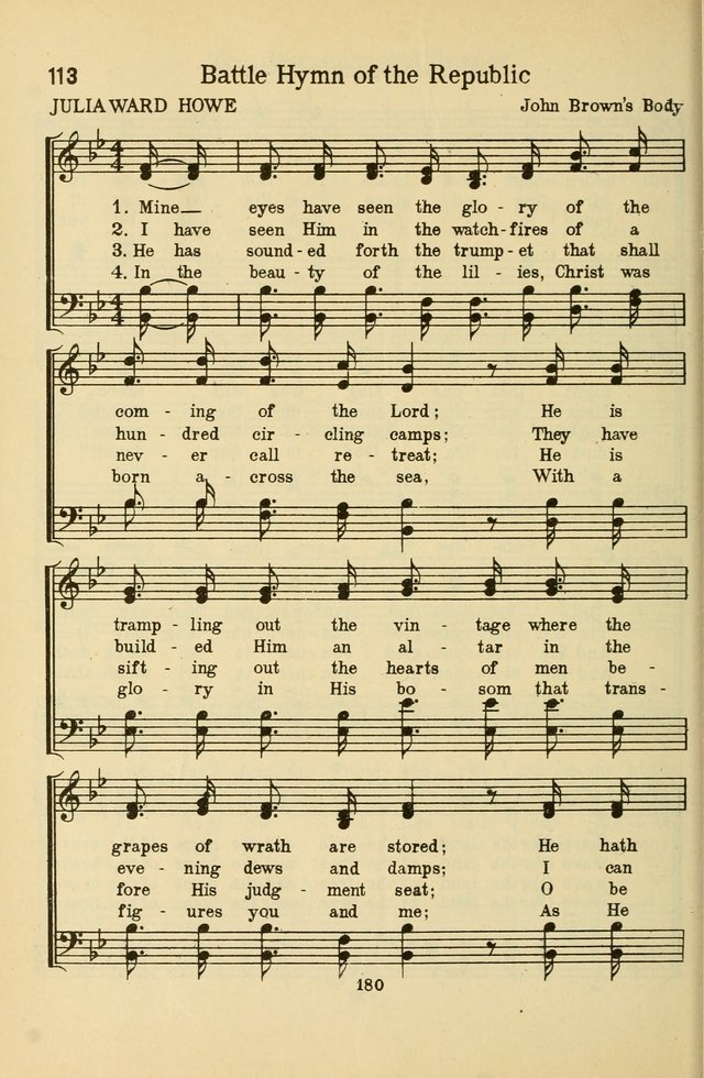 Songs of Service: for use in assemblies of young people and older boys and girls page 182