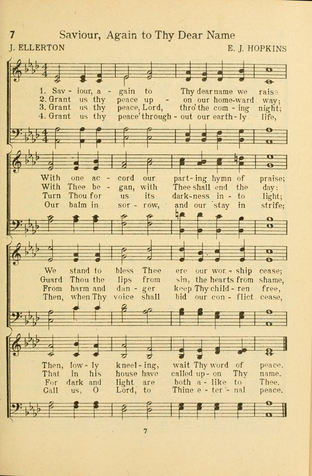 Songs of Service: for use in assemblies of young people and older boys and girls page 7