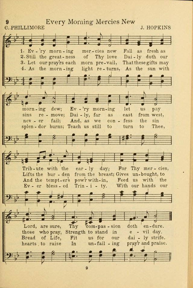 Songs of Service: for use in assemblies of young people and older boys and girls page 9