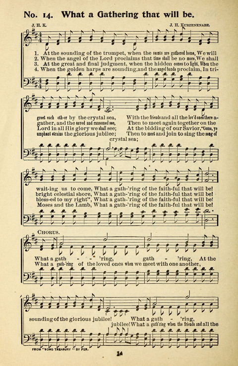 Songs of the Soul No. 2: for use in Sunday evening congregations, revivals, camp-meetings, social services and young peoples meetings page 14