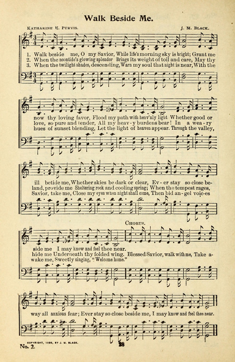 Songs of the Soul No. 2: for use in Sunday evening congregations, revivals, camp-meetings, social services and young peoples meetings page 28