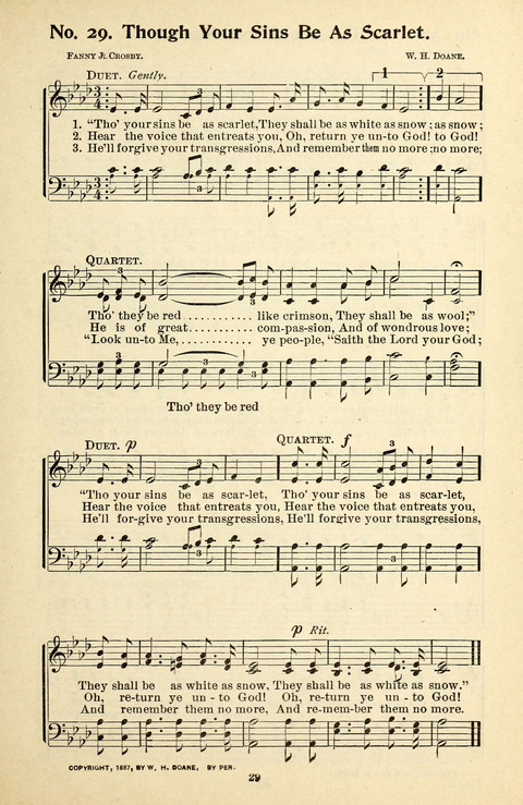 Songs of the Soul No. 2: for use in Sunday evening congregations, revivals, camp-meetings, social services and young peoples meetings page 29