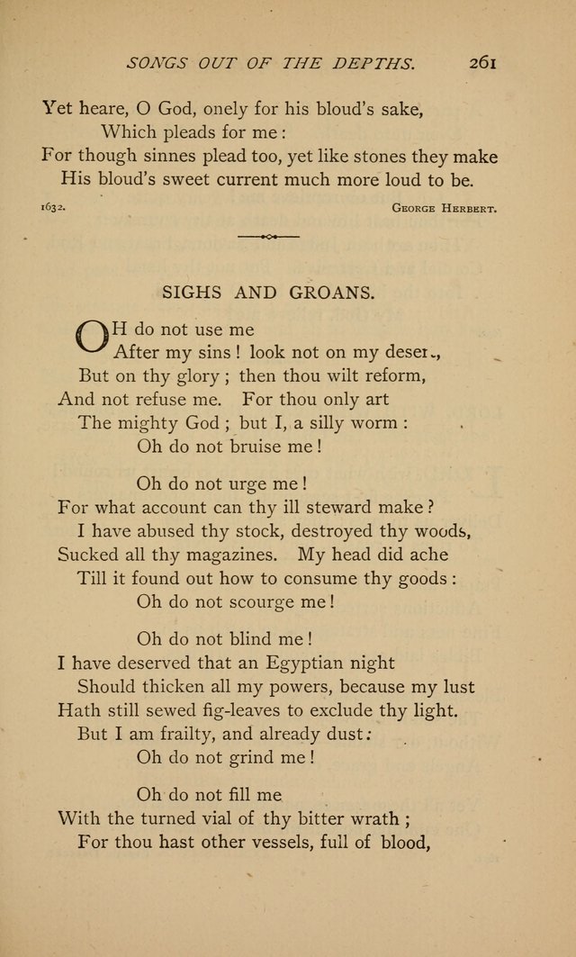 Songs of the Soul: gathered out of many lands and ages page 261