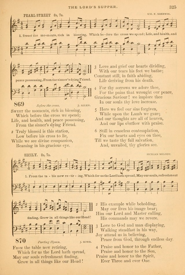 A Selection of Spiritual Songs: with music for the Church and the Choir page 336