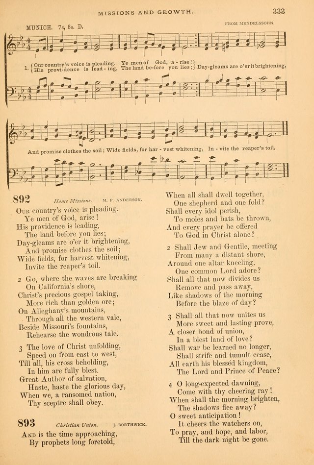 A Selection of Spiritual Songs: with music for the Church and the Choir page 344