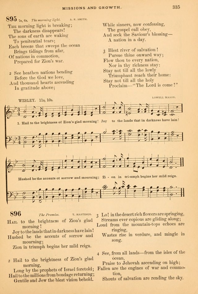 A Selection of Spiritual Songs: with music for the Church and the Choir page 346