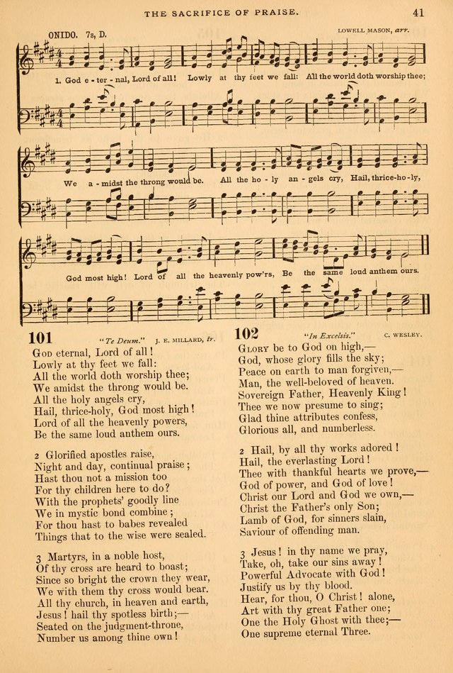 A Selection of Spiritual Songs: with music for the Church and the Choir page 52