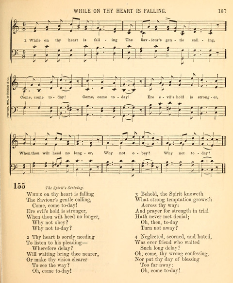 A Selection of Spiritual Songs: with music, for the Sunday-school page 105