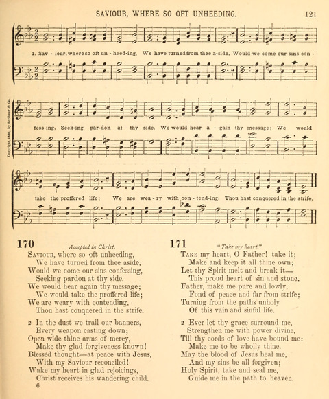 A Selection of Spiritual Songs: with music, for the Sunday-school page 119
