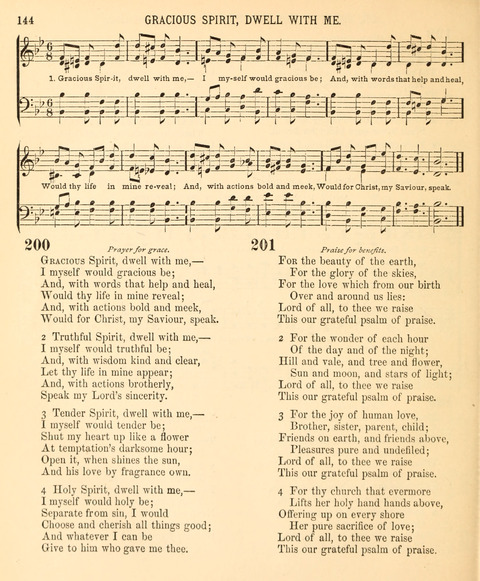 A Selection of Spiritual Songs: with music, for the Sunday-school page 142