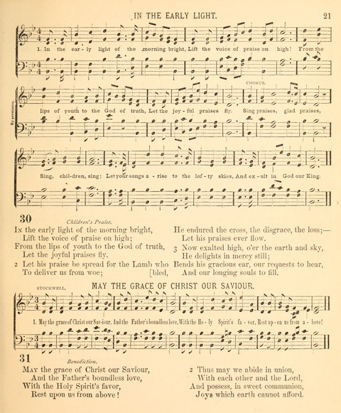 A Selection of Spiritual Songs: with music, for the Sunday-school page 19