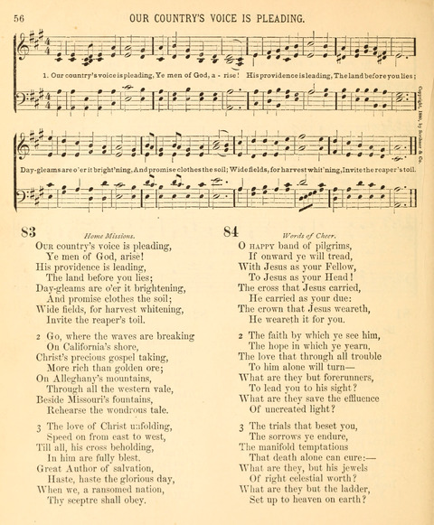 A Selection of Spiritual Songs: with music, for the Sunday-school page 54