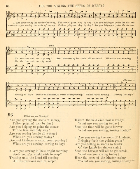 A Selection of Spiritual Songs: with music, for the Sunday-school page 64
