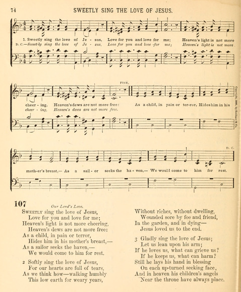 A Selection of Spiritual Songs: with music, for the Sunday-school page 72