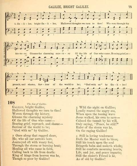A Selection of Spiritual Songs: with music, for the Sunday-school page 73