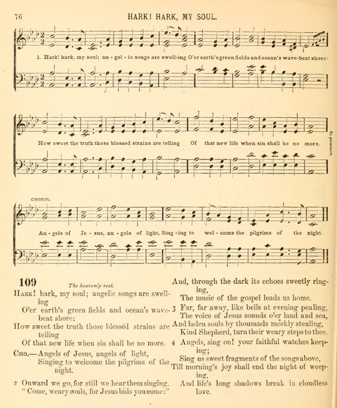 A Selection of Spiritual Songs: with music, for the Sunday-school page 74