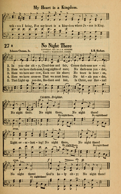 Songs of the Tabernacle: for Church, Sunday School, young people