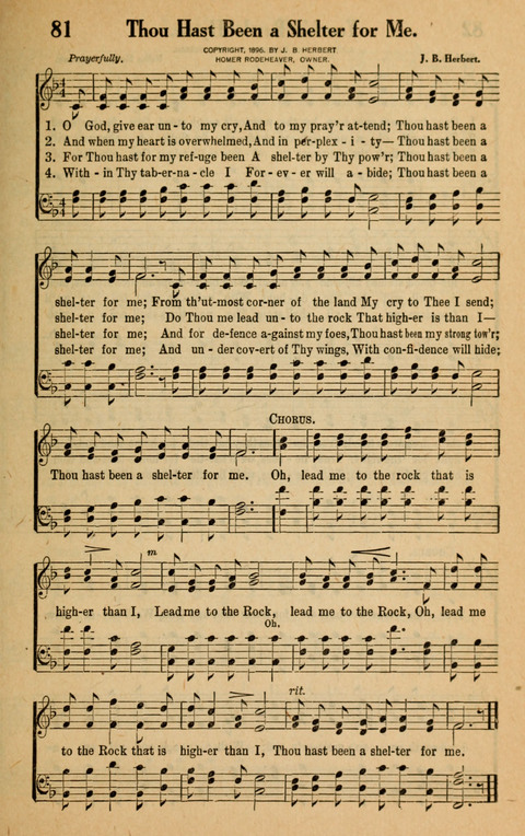 Songs of the Tabernacle: for Church, Sunday School, young people