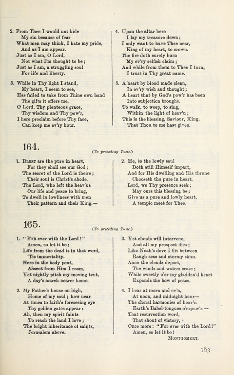 Songs of Victory: for evangelistic meetings, conferences, the home circle, and Christian worship. Along with a selection of choruses page 163