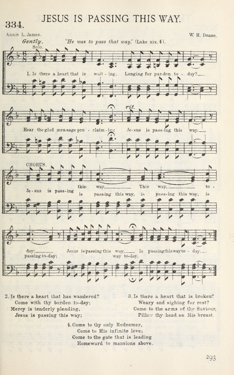 Songs of Victory: for evangelistic meetings, conferences, the home circle, and Christian worship. Along with a selection of choruses page 293