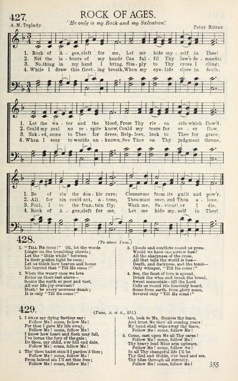 Songs of Victory: for evangelistic meetings, conferences, the home circle, and Christian worship. Along with a selection of choruses page 355