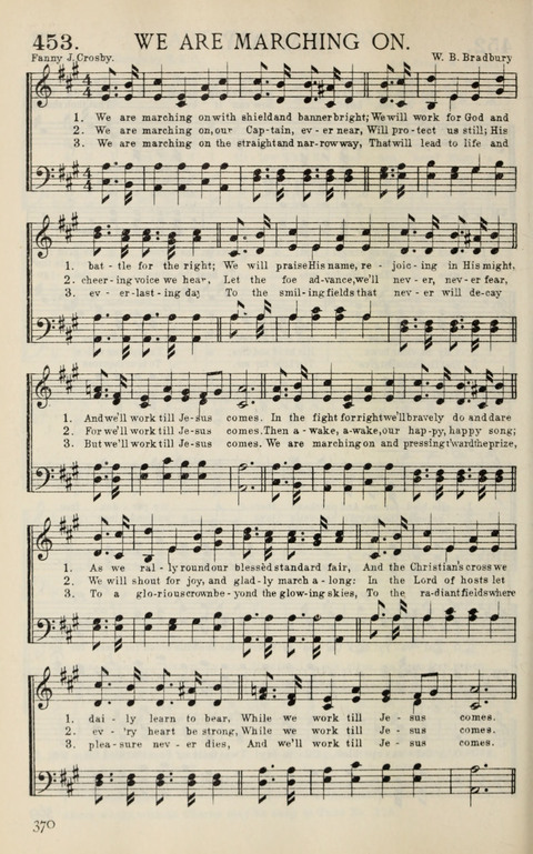 Songs of Victory: for evangelistic meetings, conferences, the home circle, and Christian worship. Along with a selection of choruses page 370