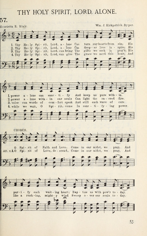 Songs of Victory: for evangelistic meetings, conferences, the home circle, and Christian worship. Along with a selection of choruses page 53