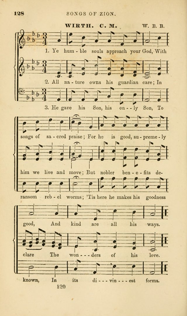 Songs of Zion: a manual of the best and most popular hymns and tunes, for social and private devotion page 127
