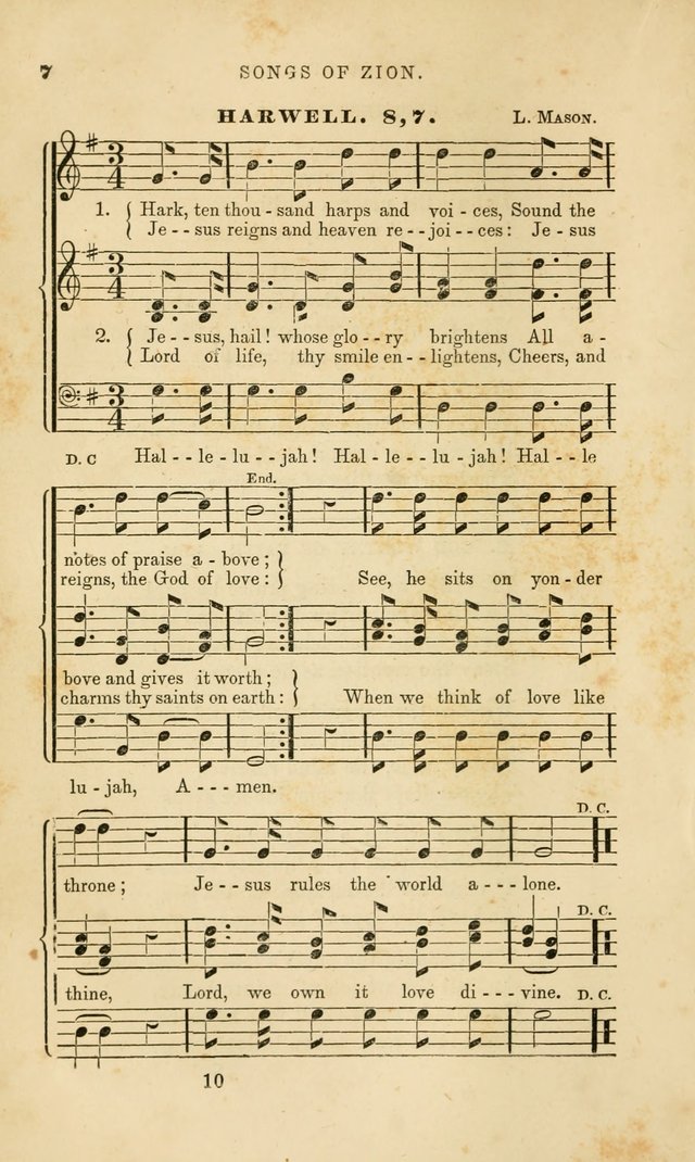 Songs of Zion: a manual of the best and most popular hymns and tunes, for social and private devotion page 17