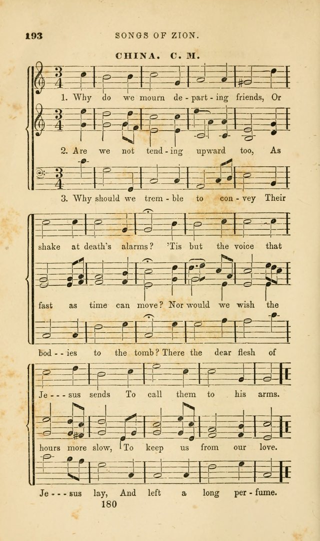Songs of Zion: a manual of the best and most popular hymns and tunes, for social and private devotion page 187