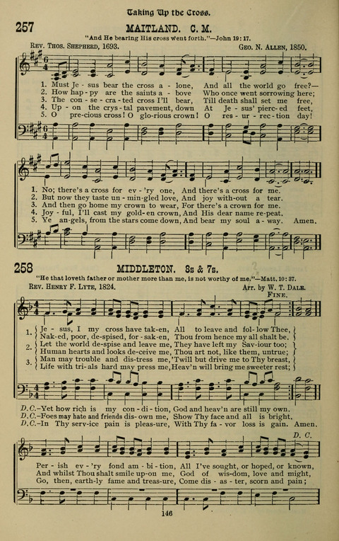 The Songs of Zion: the new official hymnal of the Cumberland Presbyterian Church page 146