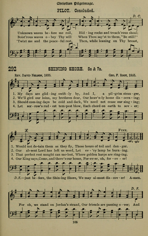 The Songs of Zion: the new official hymnal of the Cumberland Presbyterian Church page 165