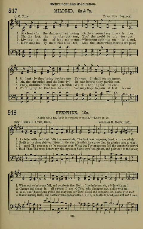 The Songs of Zion: the new official hymnal of the Cumberland Presbyterian Church page 305