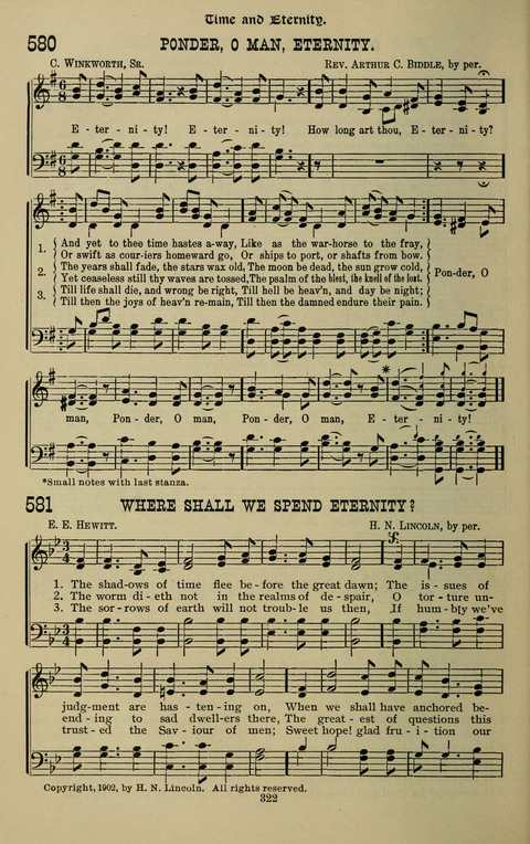 The Songs of Zion: the new official hymnal of the Cumberland Presbyterian Church page 322