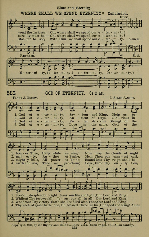 The Songs of Zion: the new official hymnal of the Cumberland Presbyterian Church page 323